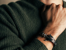 Load image into Gallery viewer, Rugged Anchor Bracelet Shell Cordovan