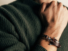 Load image into Gallery viewer, Rugged Anchor Bracelet Shell Cordovan