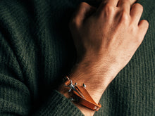 Load image into Gallery viewer, Rugged Anchor Bracelet Shell Cordovan